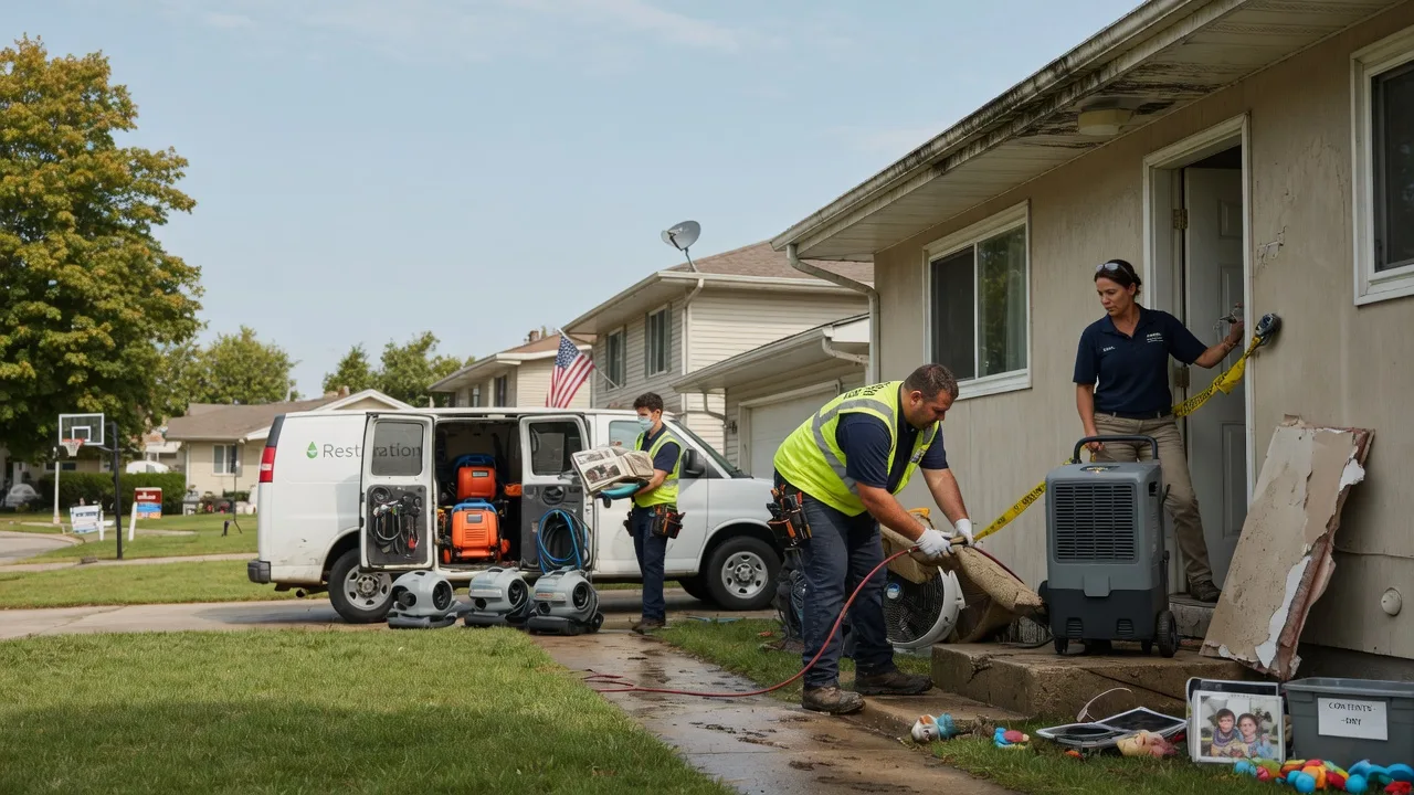 Water Damage Restoration in Morral, OH near me